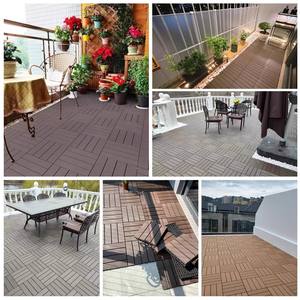SHENGCHENG Waterproof Outdoor Decking Anti-UV 30x30cm Interlocking Outdoor <b>Deck</b> Tiles for Garden Balcony Decoration - Product Image 4