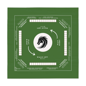 Tapete <span class=keywords><strong>de</strong></span> Mahjong Plegable <span class=keywords><strong>de</strong></span> Lujo, Portátil, Antideslizante, con Diseño <span class=keywords><strong>de</strong></span> Pajaritos Verdes, Moderno, con Base <span class=keywords><strong>de</strong></span> Goma - Product Image 4