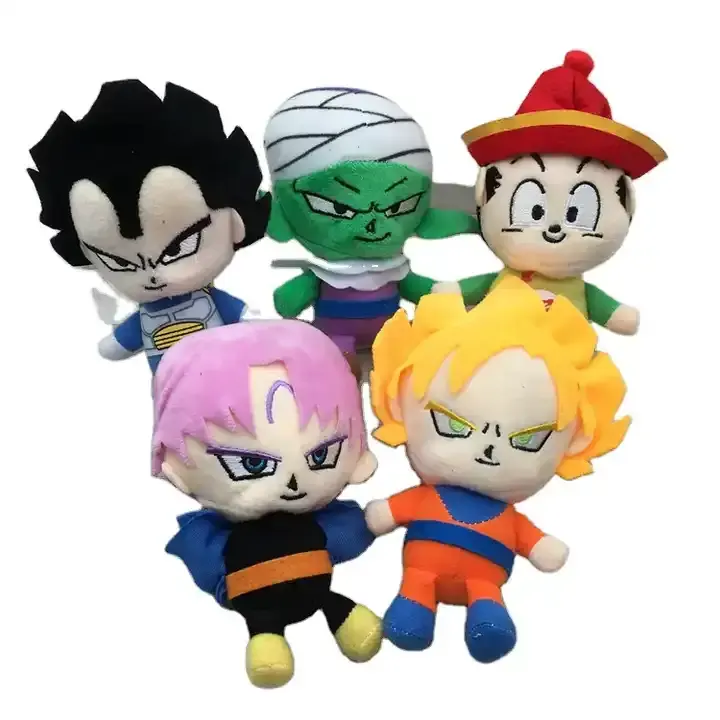 Ball Mini 10cm Cute Dragons Ball Cartoon Doll Stuffed Plush Goku Gohan Soft Cartoon Figure Toys Gohan Plush Toy