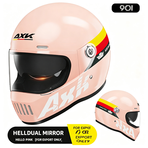 Casque de moto intégral rétro, style café <span class=keywords><strong>racer</strong></span>, homologué DOT ECE 22.06, coque ABS, pour hommes, femmes, adultes, conduite sur route - Product Image 6