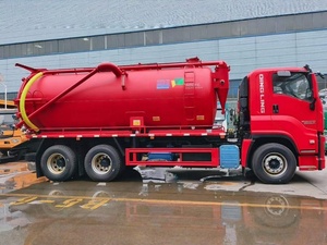 Nouveaux camions de transport de déchets Isuzu de 25 mètres cubes, 25 000 l, camions d'<span class=keywords><strong>aspiration</strong></span> des eaux usées - Product Image 4