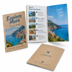 Brochure/Flyer in Miniatura a Colori con Stampa Offset XJY, Formato Passaporto in Cartoncino - Product Image 4
