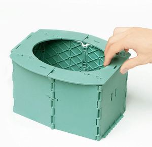 Factory-direct Supply Foldable Plastic Car-<b>mounted</b> Potty for Kids Portable Small Toilet with Free Trash Bags - Product Image 6
