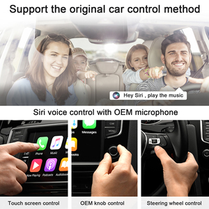 Adaptador Inalámbrico CarPlay para iPhone - Caja Inteligente con WiFi de 5GHz, Control por Voz y Mapas en Línea - Product Image 3