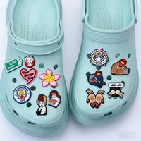 Breloques en PVC pour chaussures, style Moyen-Orient, vente en gros, épingles décoratives pour sabots sur le thème de la culture arabe, pour la décoration de chaussures, marché mondial