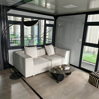 Maison préfabriquée en bois de petite taille en Chine |   Maison modulaire pliable 1 chambre |   Cabane portable pour jardin, bureau, séjour