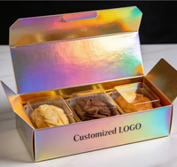 Boîte en carton ondulé personnalisée recyclable en gros avec inserts de protection pour l'emballage de sandwichs, de chewing-gums et de gelées