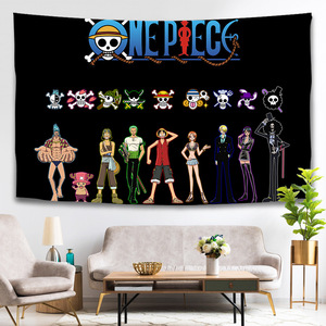 De Casa de impresión Digital japonés una pieza cartel genial <span class=keywords><strong>Luffy</strong></span> sombreros de paja Anime pared tapiz - Product Image 4