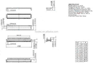 Conector de transición de cable FD IDC de 18 pines macho con paso de 2,54 mm x 7,62 mm FD-18P - Product Image 4
