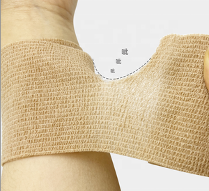 Color puro no tejido autoelástico tatuaje agarre Flexible estiramiento dedo muñeca tobillo veterinario envoltura patrón personalizado tipo deportivo - Product Image 3