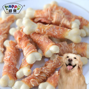 ขนมสุนัขกระดูกไก่หุ้มเนื้อธรรมชาติ ไม่ใส่สารปรุงแต่ง แคลเซียมสูง โปรตีนสูง บำรุงสุขภาพ เหมาะสำหรับฝึกสุนัข ลูกสุนัขและสุนัขโต - Product Image 1