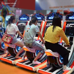 Nhà Máy Bán Buôn Trẻ Em Vui Chơi Giải Trí Xe Máy Video Đi Xe Trò Chơi Trong Nhà <span class=keywords><strong>Arcade</strong></span> Điên Động Cơ Xe Đạp Trò Chơi Đua Xe Máy Cho Trẻ Em - Product Image 4