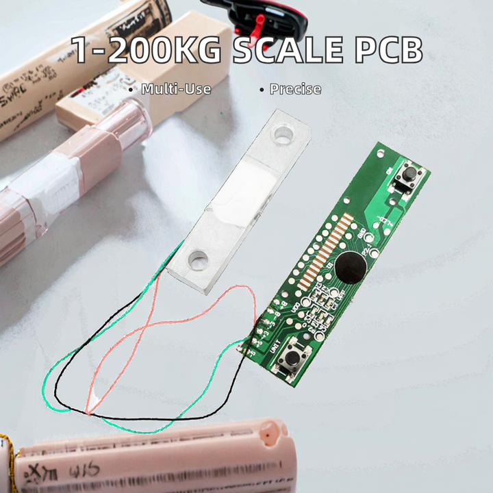 HX711 Digital Home Appliance Weighing Scale Sensor 1-200KG Capacity PCB ...