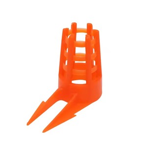 Nuevo equipo de apicultura: Jaula de plástico para abejas reina con cubierta de protección de celdas y pinza de extracción de células 3.4x2.5cm - Product Image 4
