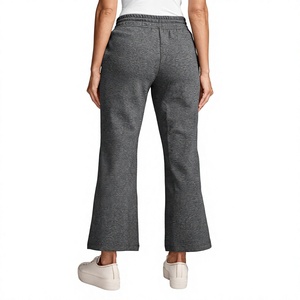 Pantalones Deportivos de Pierna Ancha para Mujer, con Logotipo Personalizado, Pantalones de Yoga de Cintura Alta, Corte Regular, de Felpa, Secado Rápido - Product Image 5