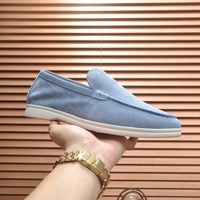 Mocassins polyvalents pour couple, chaussures de marche décontractées et sportives, tendance, dessus en cuir de cerf véritable, semelle intermédiaire en PU, semelle extérieure en PVC, personnalisables