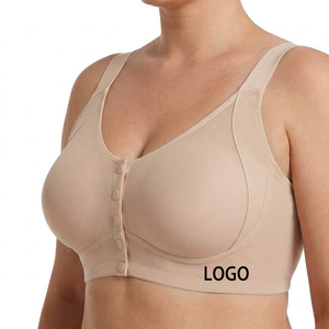 Soutien-gorge sans fil SHANGBINI Nude à fermeture rapide, grande taille, confort doux, sans coutures, logo personnalisé OEM, fourniture d'usine - Product Image 1