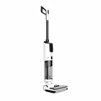 Aspirateur sans fil portatif avec écran LED, commandes vocales multilingues, nettoyage automatique à un bouton, pour sols humides et secs