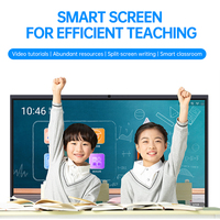Tableau blanc interactif numérique intelligent CUHUB 4K LCD de 55 à 65 pouces, écran d'affichage, tableau intelligent numérique interactif pour l'école