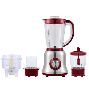 Robot culinaire électrique 4-en-1 en acier inoxydable pour le commerce et la maison Mélangeur de table Presse-agrumes à vitesse variable <span class=keywords><strong>Hachoir</strong></span> à viande <span class=keywords><strong>Hachoir</strong></span> - Product Image 1