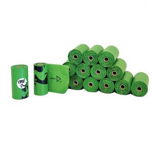 Meilleures fournitures pour animaux de compagnie, sacs à crottes de chien personnalisés, 100% compostables à domicile, conformes aux normes ASTMD6400 et EN13432 - Product Image 1