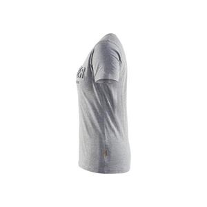 BLAKLADER - 343110439000L T-shirt femme 3D Grey melange - EAN 7330509770917 T-SHIRTS DE TRAVAIL ET POLO - Product Image 5