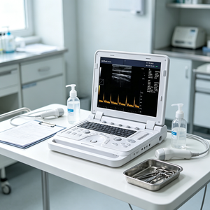Ecógrafo Doppler Veterinario Portátil con Teclado Completo Integrado, Bajo Consumo de Energía, para Cría de Animales, Suministro Personalizado al por Mayor - Product Image 1