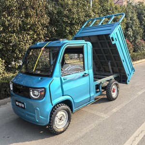 Camioneta Eléctrica Pequeña de Trabajo Pesado, 4 Ruedas, Cabina Simple, para Uso Diario y Carga - Product Image 5