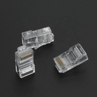 Cat5e Rg45 métal 8 broches prix Ethernet rj 45 connecteur passer par rj45 connecteur cat6 utp