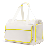 Sac de transport double étage pour animaux de compagnie, grande capacité, respirant, pour deux chats ou chiens, sac de voyage pour animaux