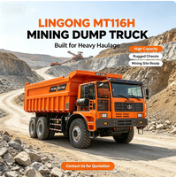 Nouveau Camion Benne Minier à Corps Large LGMG SDLG Lingong MT116 2024, Robuste pour Exploitation en Mine à Ciel Ouvert, Vente Chaude, Prix Abordable MT86 MT96 MT106