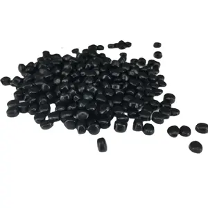 Abs/pa/ps hitam Masterbatch 35% 45% 50% karbon hitam isi Pe seri hitam Master pabrik Batch