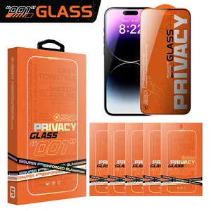 Đầy Đủ Màn Hình Og 2.5D 9H Chống Gián Điệp Tempered Glass Bảo Vệ Màn Hình Riêng Tư Cho iPhone 11 12 13 14 15 Pro Max XS XR 8 7 Cộng Với Samsung