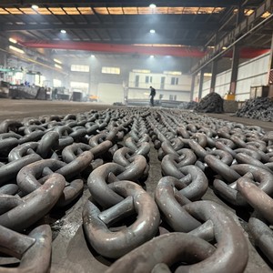 Cadena de Anclaje de Eslabones Soldados Grado U2 U3, Cadena de Amarre para Barcos con Certificación CCS BV para Plataformas Marinas - Product Image 1