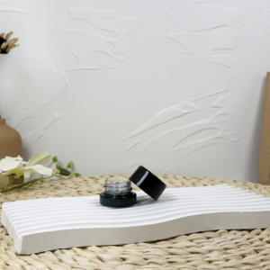 Tarro de vidrio transparente con tapa CR Boca ancha con tapa CR - Product Image 2