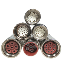 Accessoires de connecteurs servo M12 M17 M23 M40, connecteurs circulaires Siemens à profil en aluminium 4 6 8 12 broches