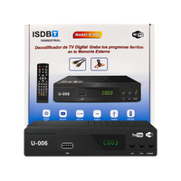 Décodeur TV numérique ISDBT classique OEM personnalisé le moins cher U 006 avec récepteur numérique Sunplus/Ali de haute qualité H.264 FTA