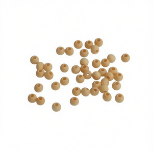 Perline in legno ILAN da 8 mm con foro grande per artigianato e creazione di gioielli - Product Image 1