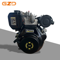 Moteur diesel Changfa 186F 418cc 38kg 6,6 kW pour petite machine routière
