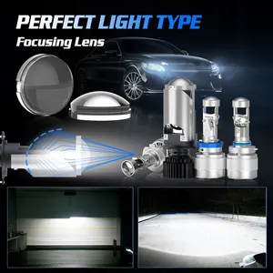 GVDER New Car LED H4 Projector Lens Y6 Y7 Y7D Y8 Motorcycle LED Headlight For Toyota Prado Laser H4 LED Headlight Bulbs