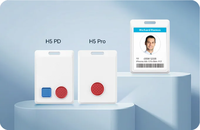 Étiquette portable programmable par le fabricant, compatible MQTT, NFC, RFID, BLE, avec double bouton, étanche IP66 et autonomie de 3 ans pour lanière