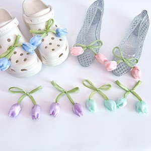เชือกผูก<span class=keywords><strong>รองเท้า</strong></span>ลายดอกทิวลิปสไตล์เกาหลี ดงแดมุน ขายดีประจำฤดูร้อนใหม่ พร้อมจี้ตกแต่ง<span class=keywords><strong>รองเท้า</strong></span>และเครื่องประดับตกแต่งเสื้อผ้า อุปกรณ์งานฝีมือ DIY - Product Image 1