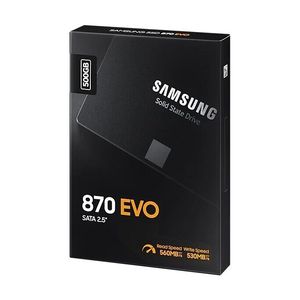Ổ cứng thể rắn mới 870 EVO <span class=keywords><strong>SATA</strong></span> 2.5 inch <span class=keywords><strong>SSD</strong></span> MZ-77E500B/CN - Product Image 1
