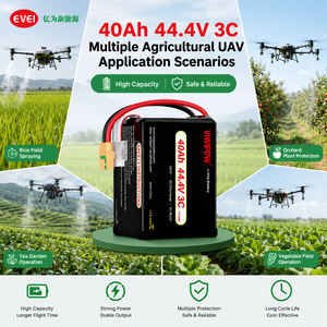 Batterie de drone de protection des plantes semi-solide 12S 40Ah, décharge continue 3C, haute densité énergétique, batterie de pulvérisation agricole UAV - Product Image 6