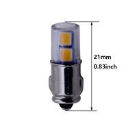 Bombilla Led Ba7s para tablero de salpicadero de coche, Panel de instrumentos para Interior, luz azul, 6000K, amarillo, verde y rojo, CA de 12V