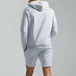 Ensemble de survêtement en coton pour homme, sweat à capuche et short, style streetwear - Product Image 6
