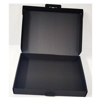 Boîte en papier avec logo personnalisé, boîte d'emballage en papier, boîte cadeau rigide de style livre, noir mat, pour emballage de luxe