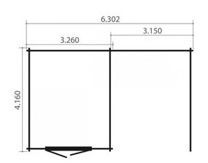 Casa de madera para cochera con cobertizo para herramientas, casa de jardín, cabaña de madera barata, salón de té, casa de madera prefabricada para vivir - Product Image 5