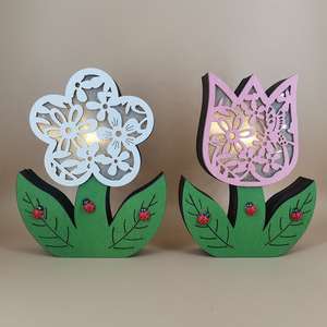 Roconducto EW roduct OT ALE Aster ooden GG abbit LED rnament reative Aster - Product Image 3
