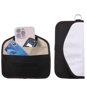 RFID 패러데이 백 쉴드 케이지 파우치 승화 지갑 전화 케이스 개인 정보 보호 및 자동차 키 신호 차단 가방